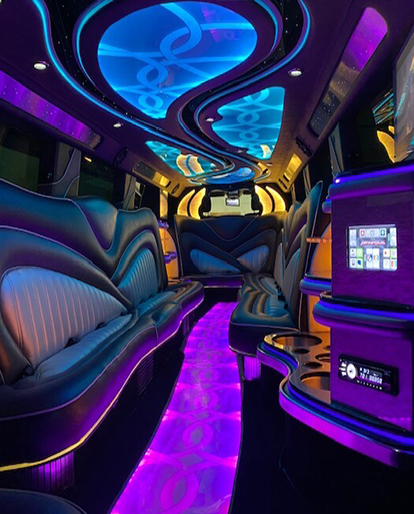 Stretch limo in Chicago